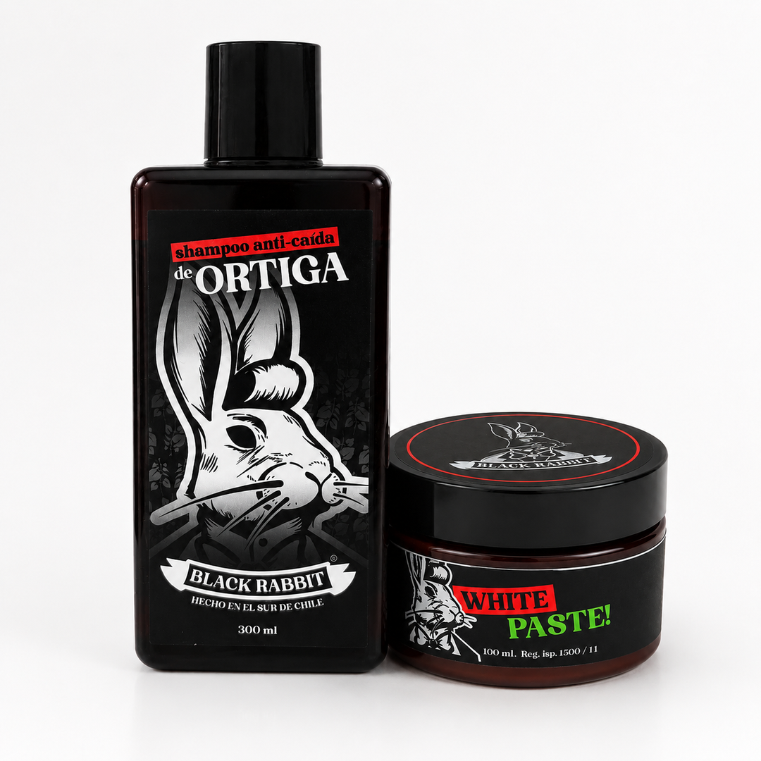 Pack Shampoo de Ortiga + Pomada White Paste