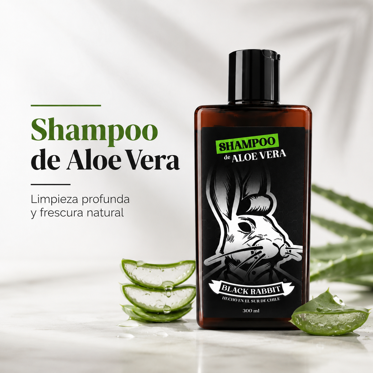 Shampoo de Aloe Vera - Limpieza Cuero Cabelludo 300 ml