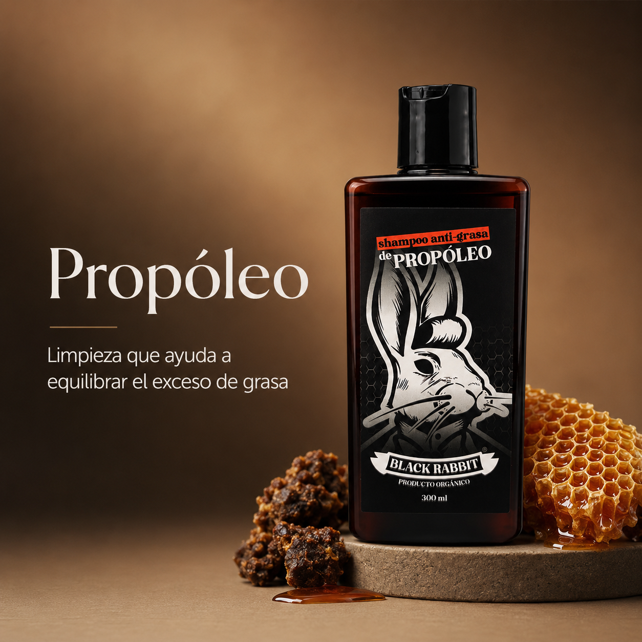 Shampoo de Propóleo Anti-Grasa 300 ml