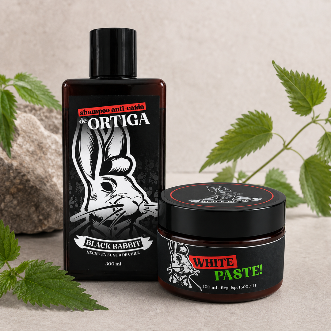 Pack Shampoo de Ortiga + Pomada White Paste