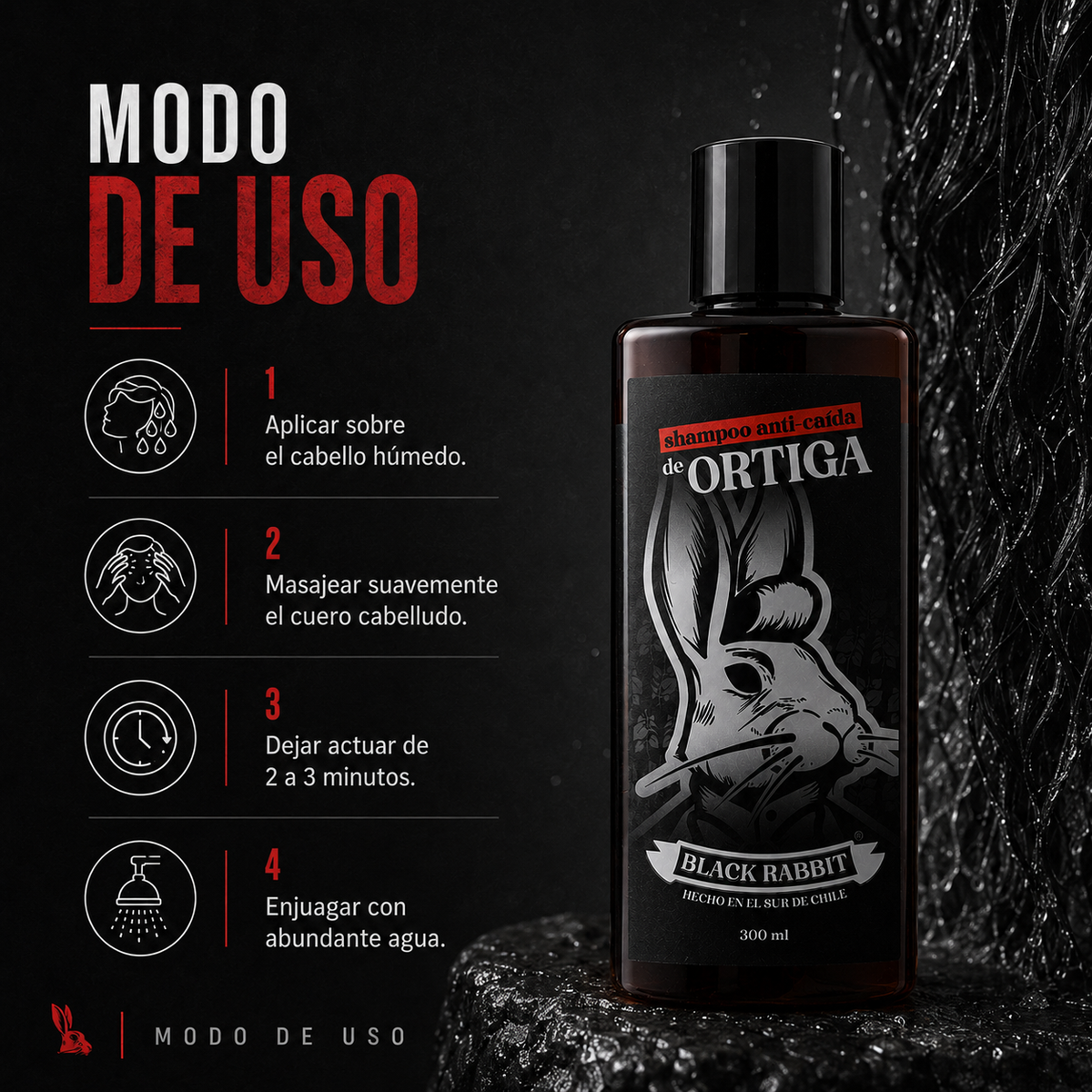 Shampoo Anti-Caída de Ortiga 300 ml