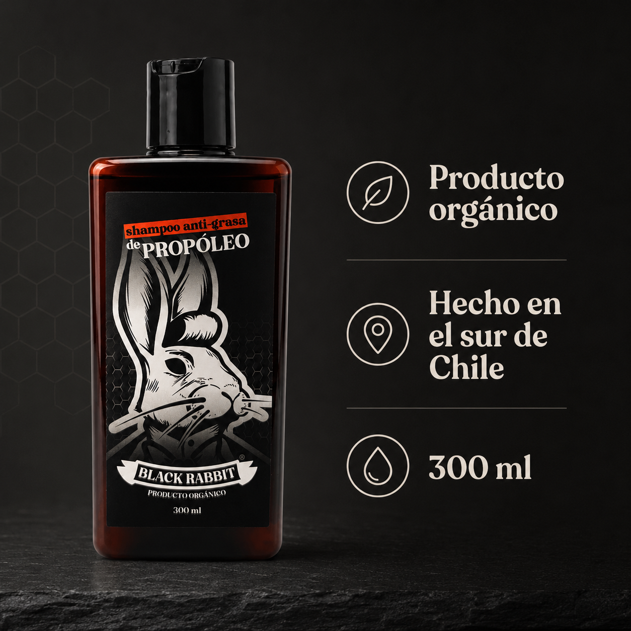 Shampoo de Propóleo Anti-Grasa 300 ml