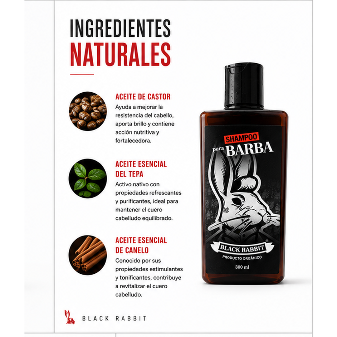 Shampoo para Barba 300 ml