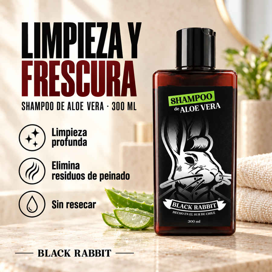 Shampoo de Aloe Vera - Limpieza Cuero Cabelludo 300 ml — beneficios y contexto