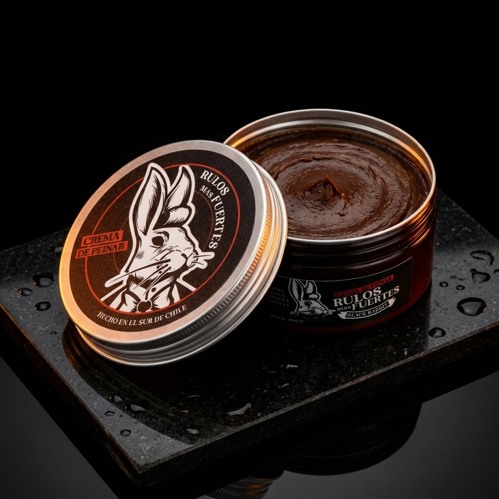 Crema de Peinar "Rulos más Fuertes" con Aceite de Jojoba 200 ml Más Grande!